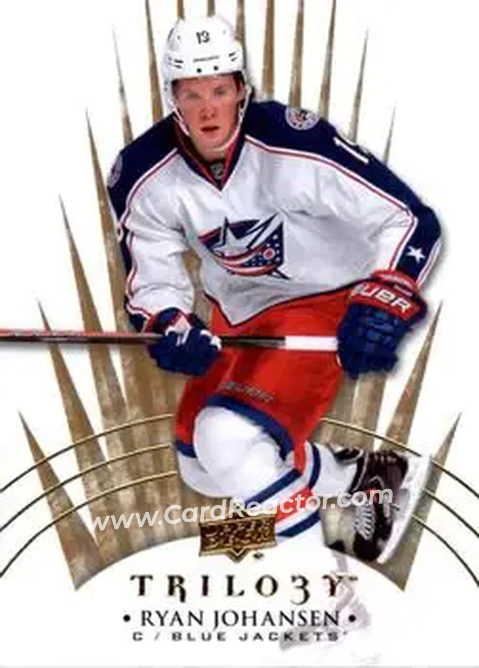2014-15 Upper Deck Trilogy #18 - Ryan Johansen - Columbus Blue Jackets - Front