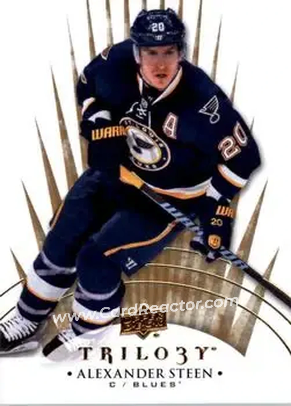 2014-15 Upper Deck Trilogy #28 - Alexander Steen - St. Louis Blues - Front