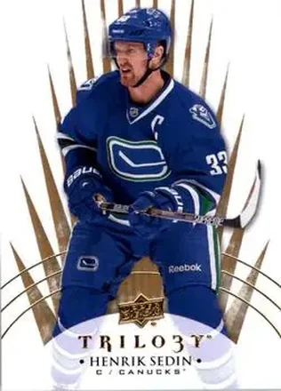 2014-15 Upper Deck Trilogy #29 - Henrik Sedin - Vancouver Canucks