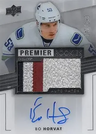 2014-15 Upper Deck Premier #102 - Bo Horvat - Vancouver Canucks