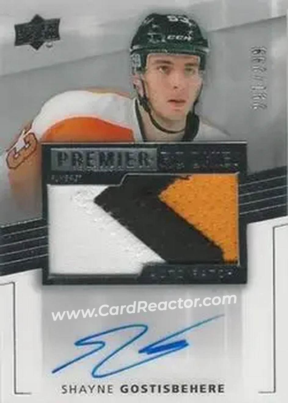 2014-15 Upper Deck Premier #104 - Shayne Gostisbehere - Philadelphia Flyers - Front