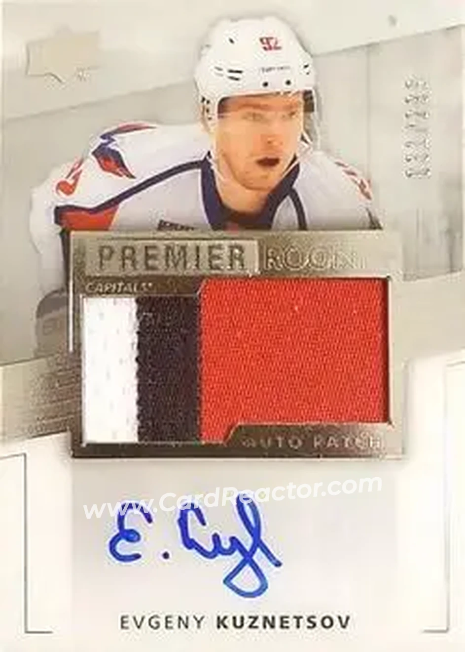 2014-15 Upper Deck Premier #107 - Evgeny Kuznetsov - Washington Capitals - Front