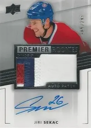 2014-15 Upper Deck Premier #111 - Jiri Sekac - Montreal Canadiens