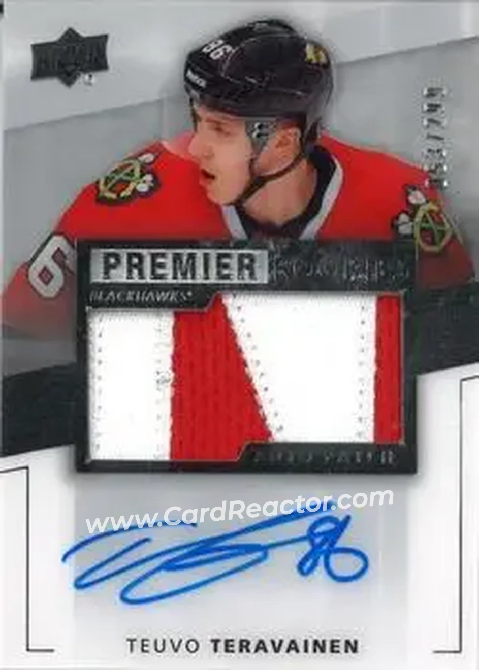 2014-15 Upper Deck Premier #112 - Teuvo Teravainen - Chicago Blackhawks - Front