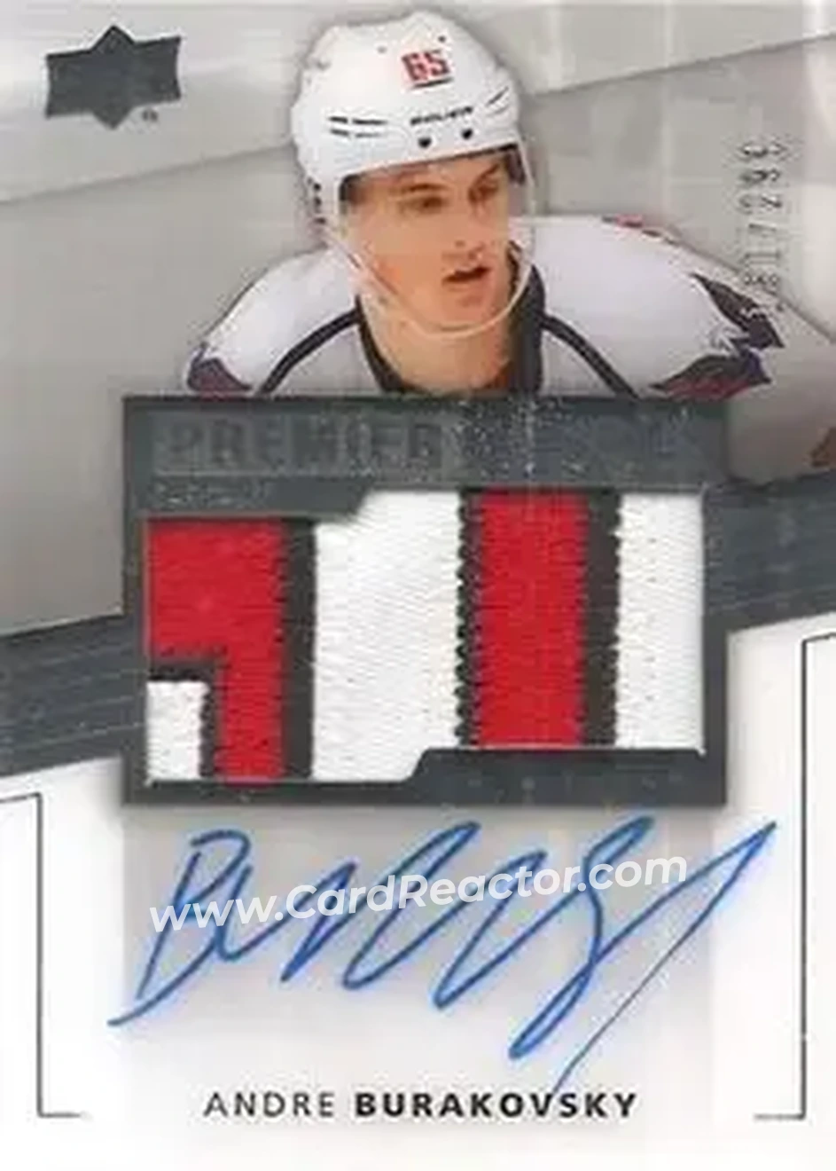 2014-15 Upper Deck Premier #114 - Andre Burakovsky - Washington Capitals - Front