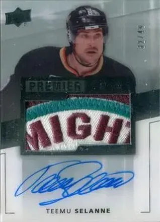 2014-15 Upper Deck Premier #128 - Teemu Selanne - Anaheim Ducks