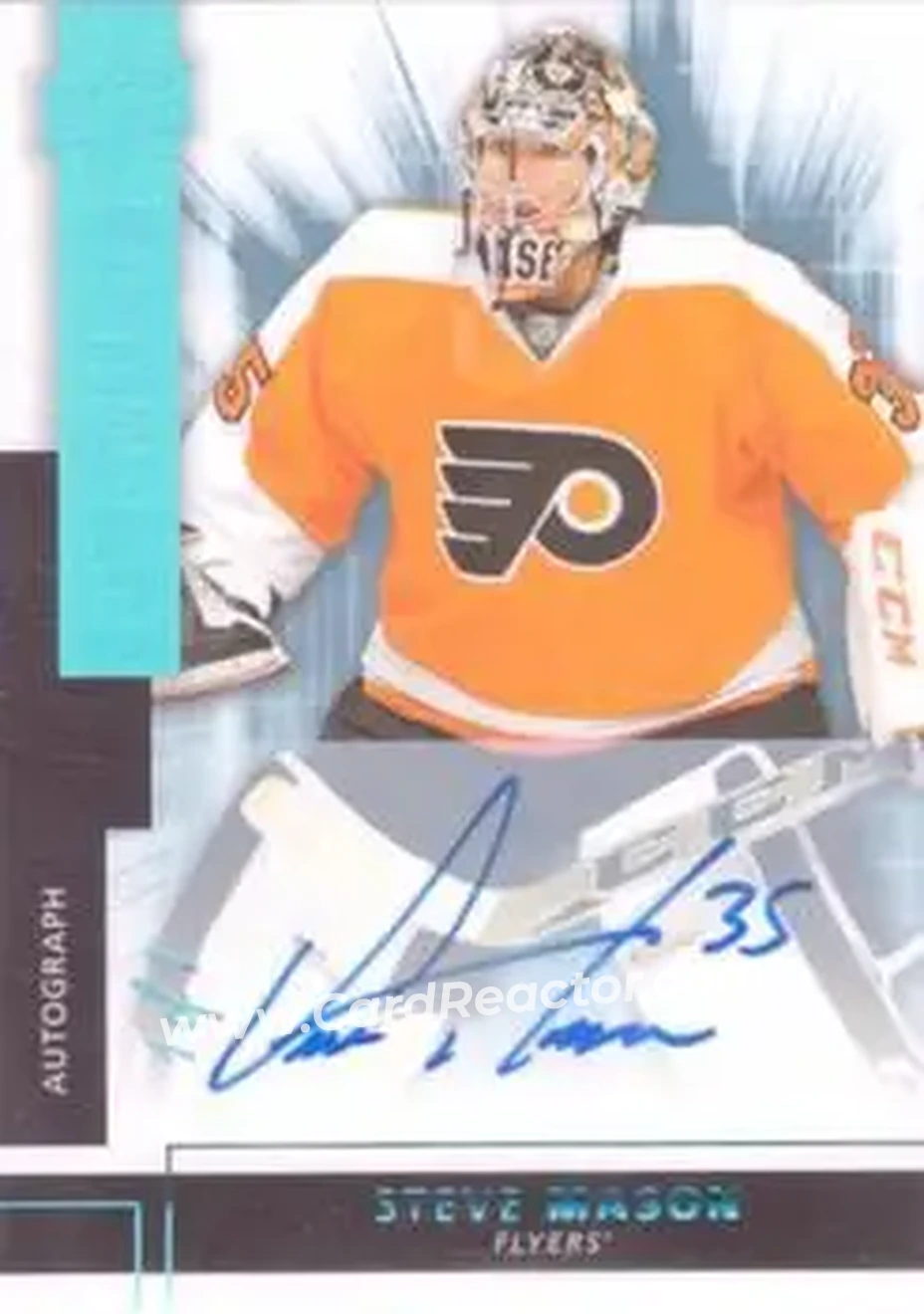 2014-15 Upper Deck Premier - Platinum Blue #16 - Steve Mason - Philadelphia Flyers - Front