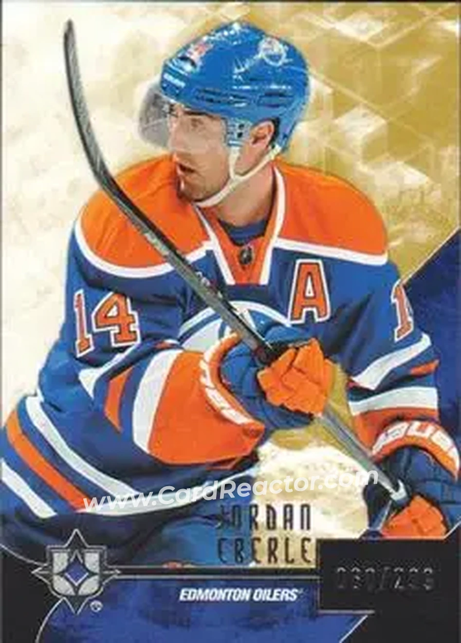 2014-15 Upper Deck Ultimate Collection #1 - Jordan Eberle - Edmonton Oilers - Front
