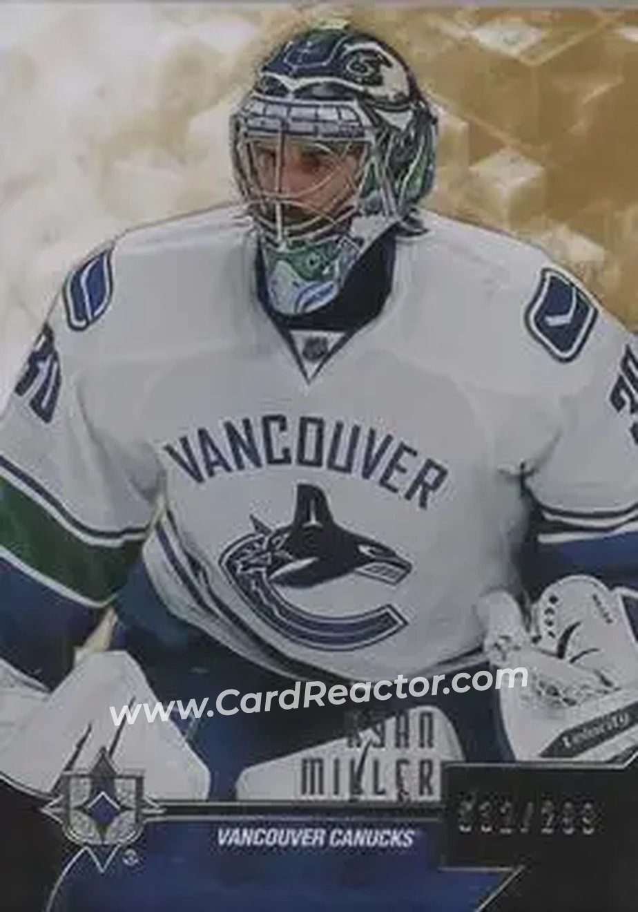 2014-15 Upper Deck Ultimate Collection #7 - Ryan Miller - Vancouver Canucks - Front