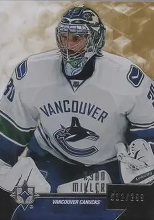 2014-15 Upper Deck Ultimate Collection #7 - Ryan Miller - Vancouver Canucks