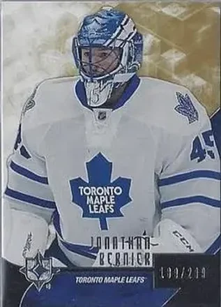 2014-15 Upper Deck Ultimate Collection #8 - Jonathan Bernier - Toronto Maple Leafs