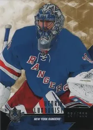 2014-15 Upper Deck Ultimate Collection #38 - Henrik Lundqvist - New York Rangers