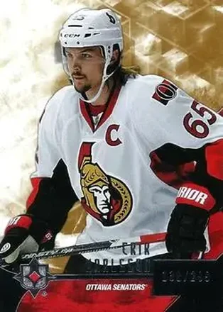 2014-15 Upper Deck Ultimate Collection #42 - Erik Karlsson - Ottawa Senators