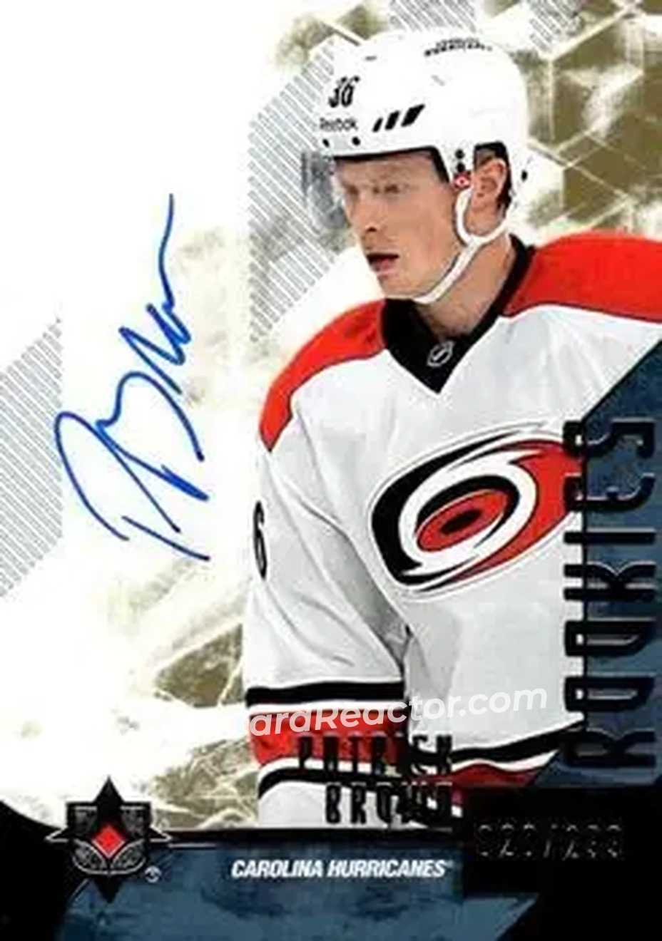 2014-15 Upper Deck Ultimate Collection #77 - Patrick Brown - Carolina Hurricanes - Front