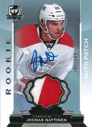2014-15 Upper Deck The Cup #101 - Joonas Nattinen - Montreal Canadiens