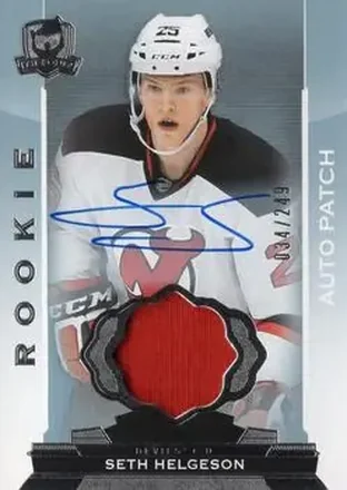 2014-15 Upper Deck The Cup #108 - Seth Helgeson - New Jersey Devils