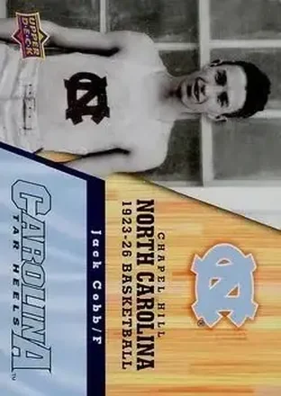 2010-11 Upper Deck North Carolina Tar Heels #4 Jack Cobb