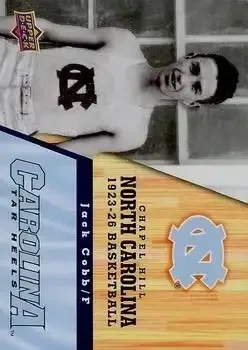 2010-11 Upper Deck North Carolina Tar Heels #4 Jack Cobb