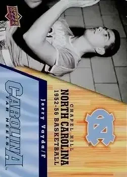 2010-11 Upper Deck North Carolina Tar Heels #8 Jerry Vayda
