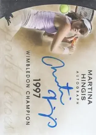 2014 Leaf Q #A-MH1 Martina Hingis