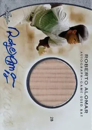 2014 Leaf Q - Autographed Memorabilia #AM-RA1 - Roberto Alomar - San Diego Padres