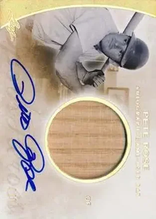 2014 Leaf Q - Autographed Memorabilia Gold #AM-PR1 - Pete Rose