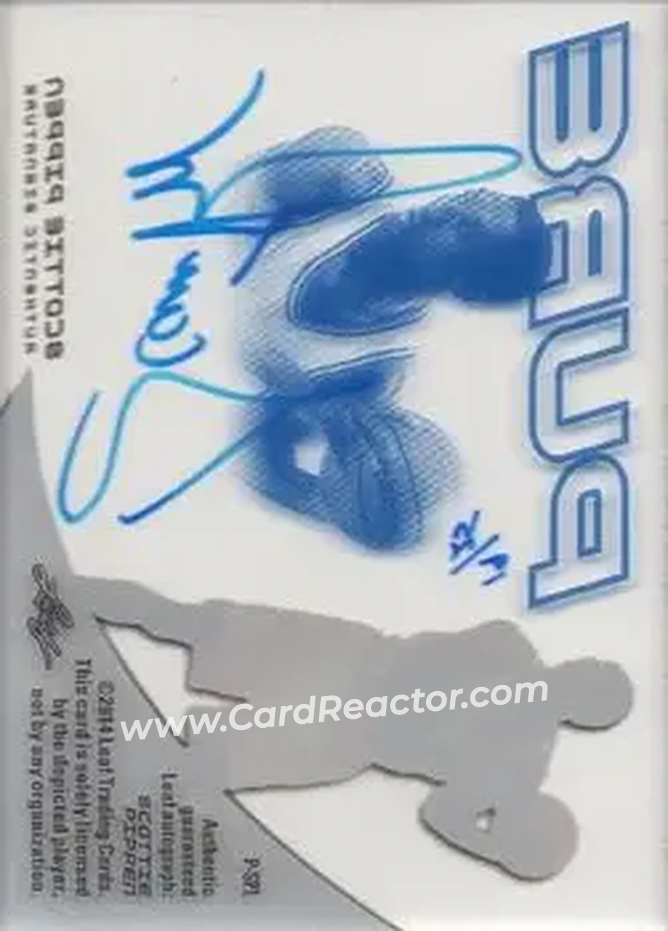 2014 Leaf Q - Pure #P-SP1 - Scottie Pippen - Chicago Bulls - Back