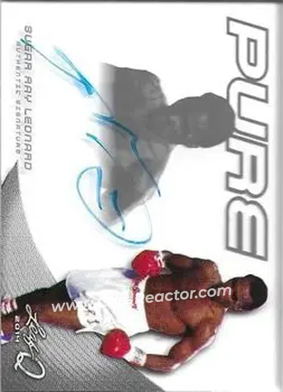2014 Leaf Q - Pure #P-SRL - Sugar Ray Leonard - Front