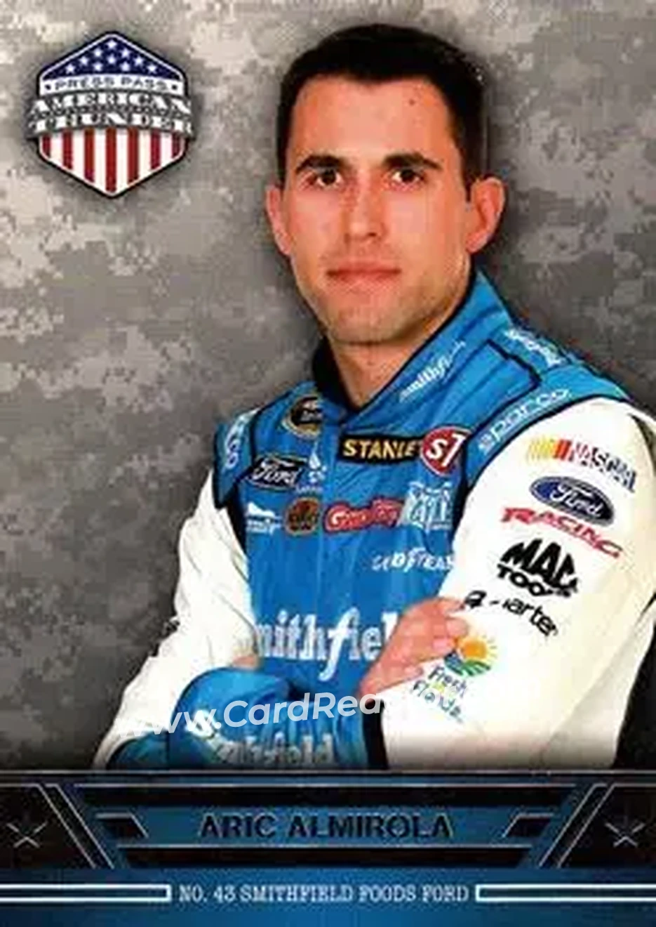 2014 Press Pass American Thunder #3 - Aric Almirola - Richard Petty Motorsports - Front