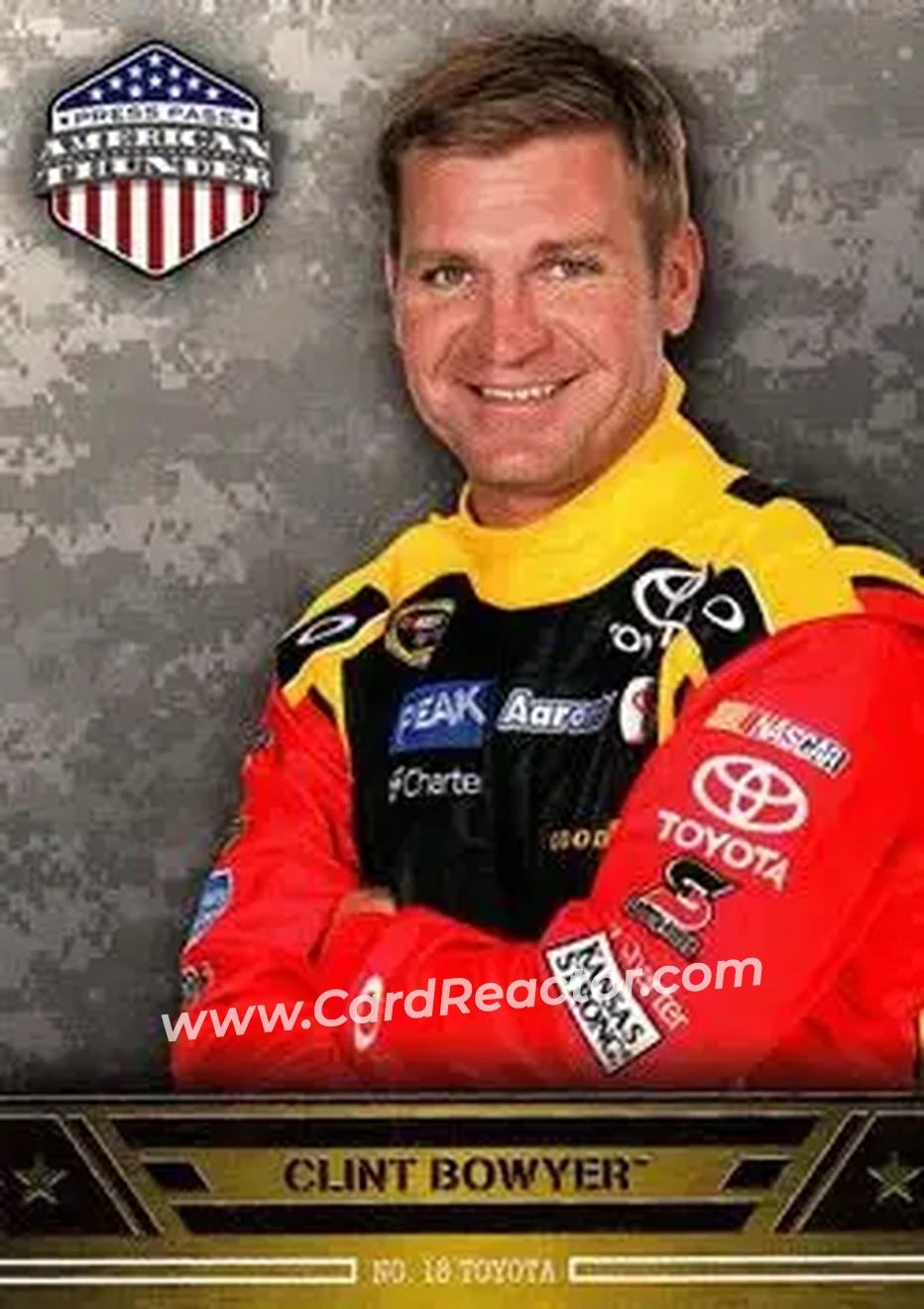 2014 Press Pass American Thunder #8 - Clint Bowyer - Michael Waltrip Racing - Front