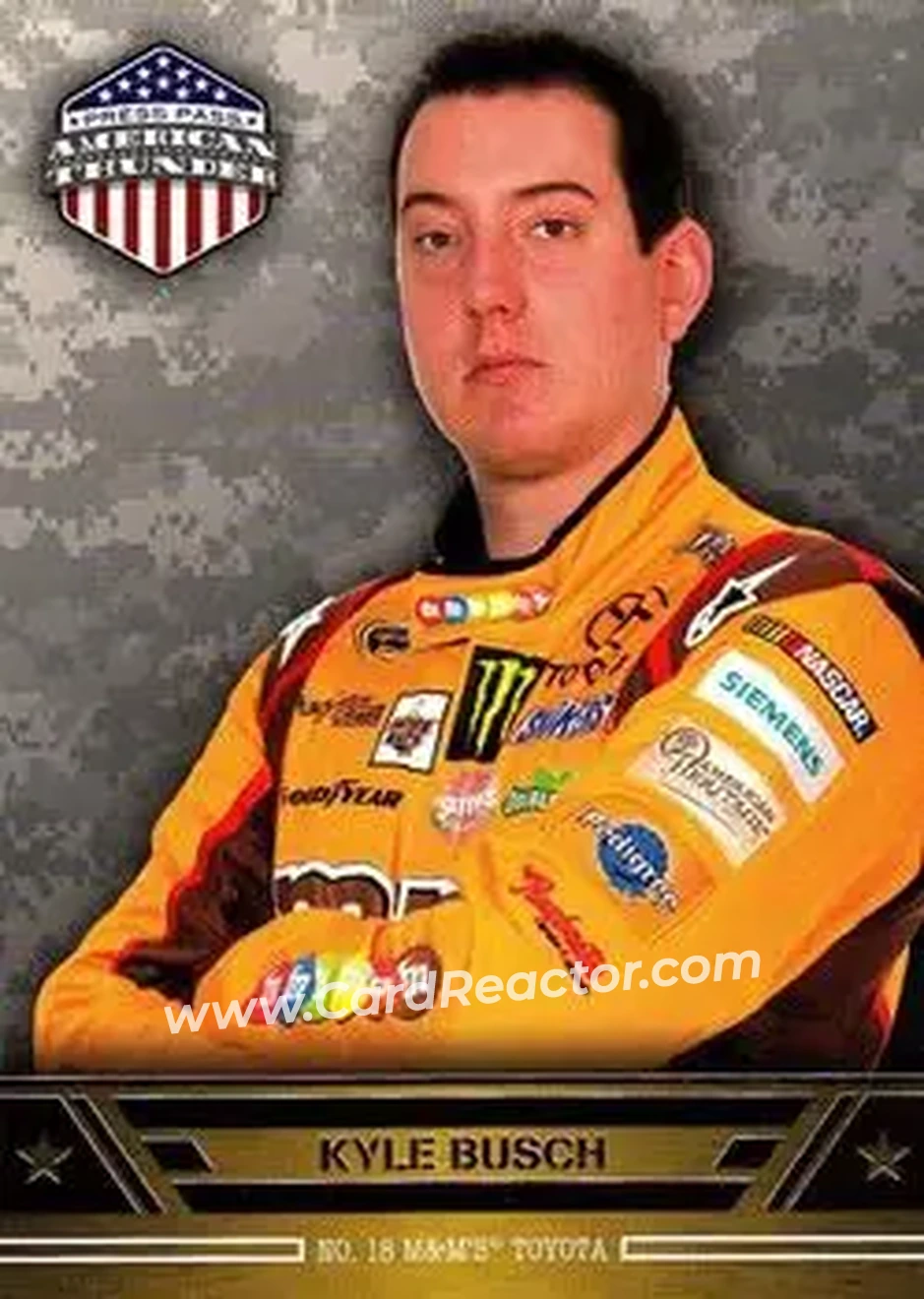 2014 Press Pass American Thunder #10 - Kyle Busch - Joe Gibbs Racing - Front