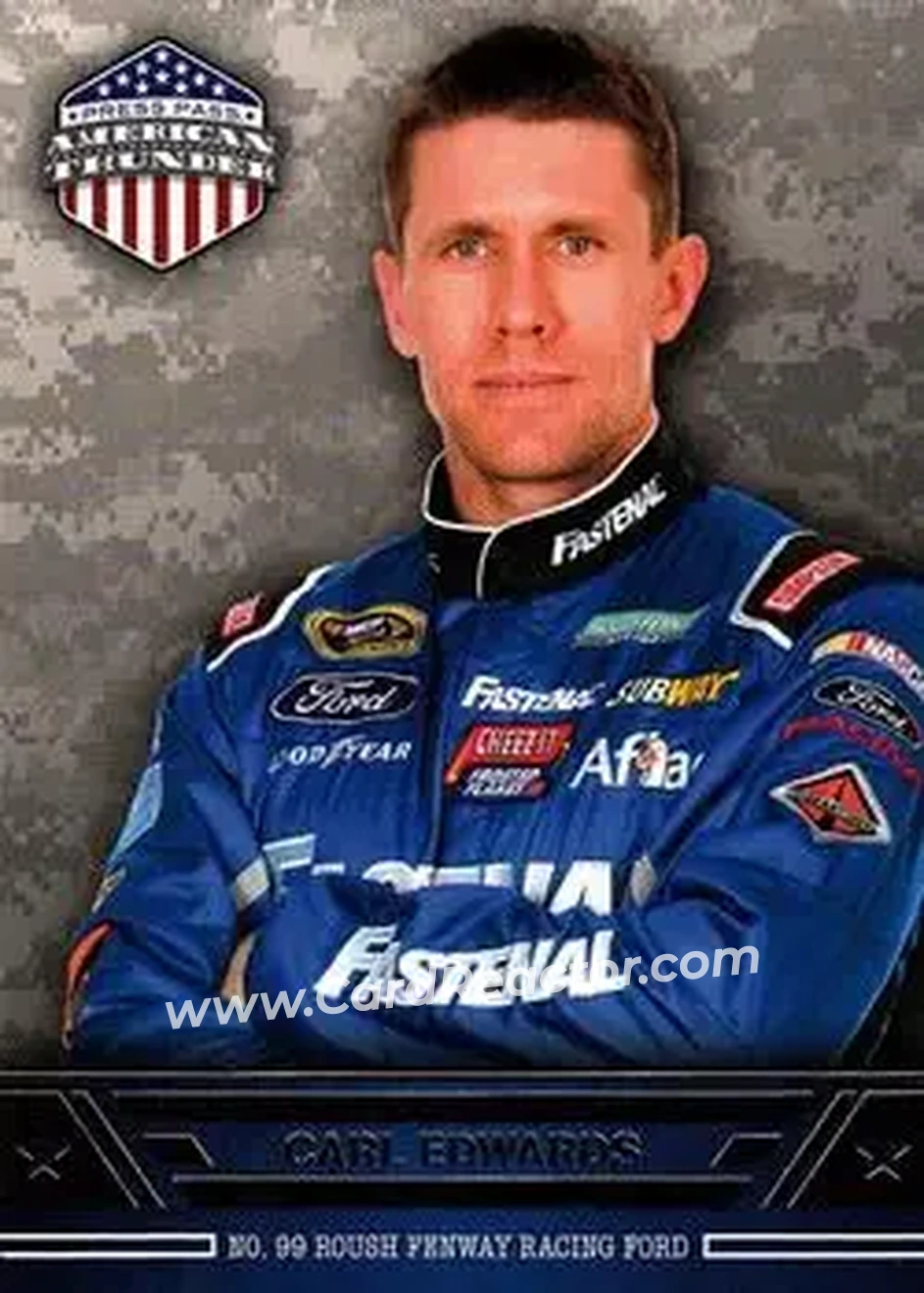 2014 Press Pass American Thunder #13 - Carl Edwards - Roush Fenway Racing - Front