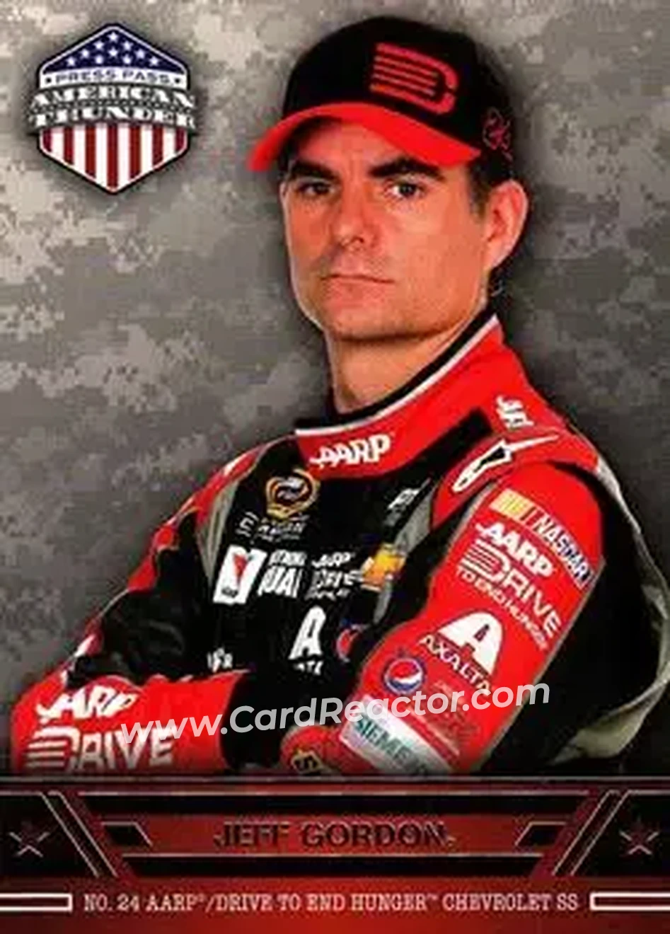 2014 Press Pass American Thunder #15 - Jeff Gordon - Hendrick Motorsports - Front