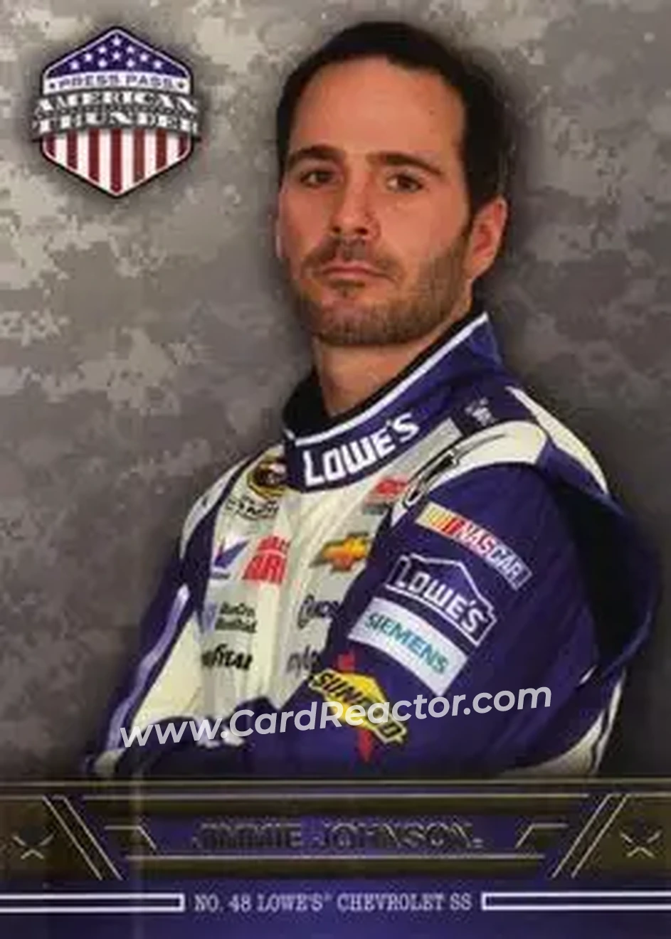 2014 Press Pass American Thunder #18 - Jimmie Johnson - Hendrick Motorsports - Front