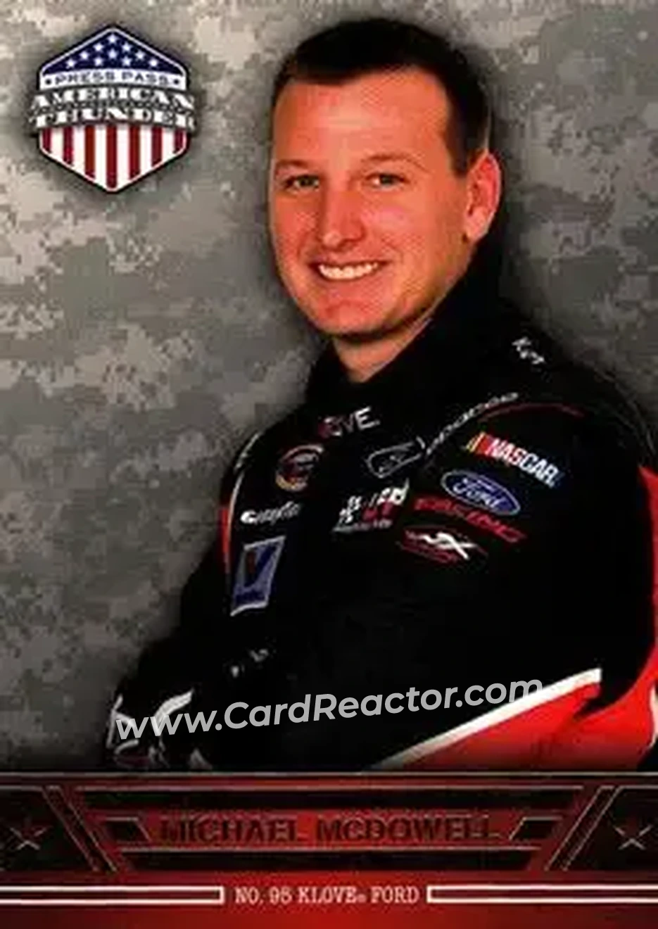 2014 Press Pass American Thunder #25 - Michael McDowell - Leavine Family Racing - Front