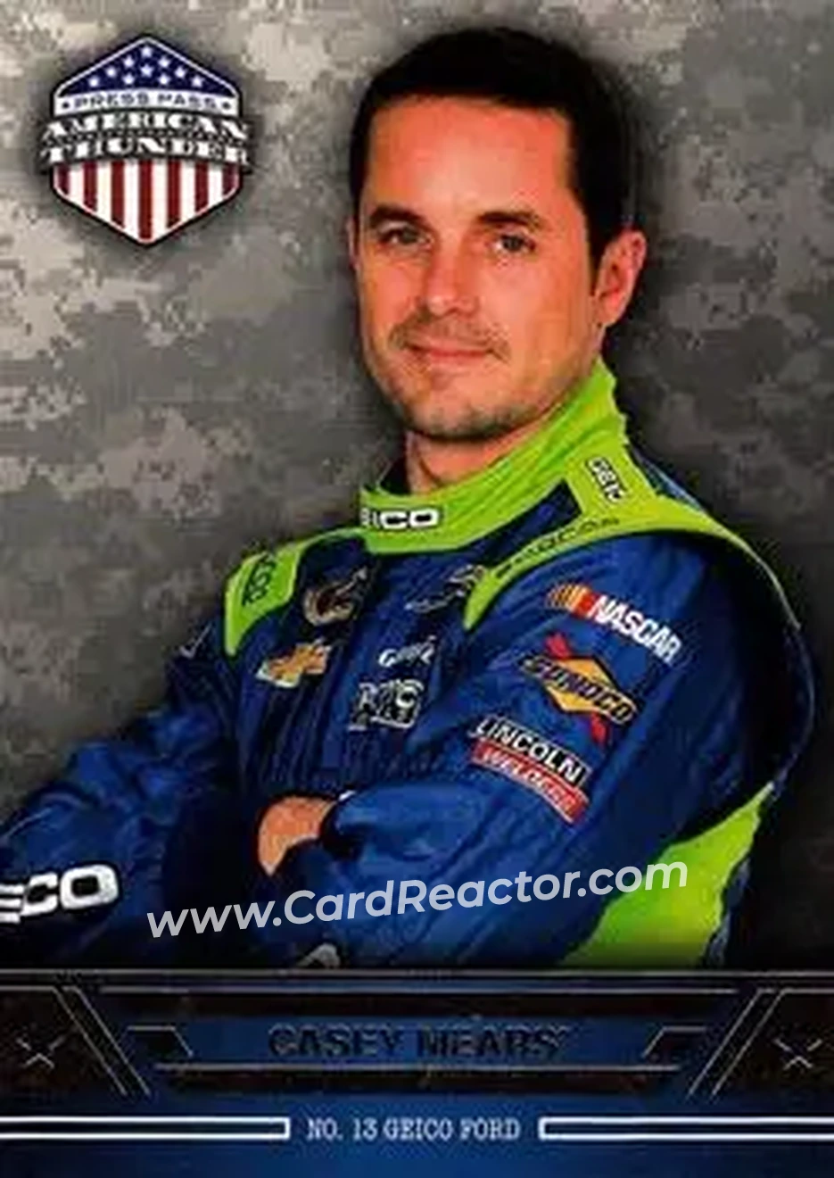 2014 Press Pass American Thunder #27 - Casey Mears - Germain Racing - Front