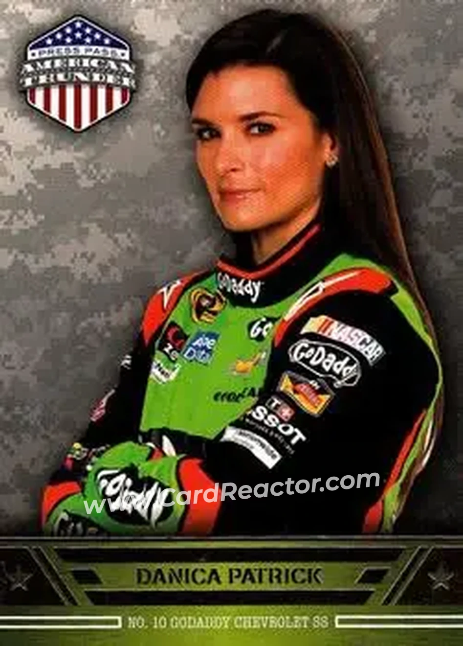 2014 Press Pass American Thunder #30 - Danica Patrick - Stewart-Haas Racing - Front