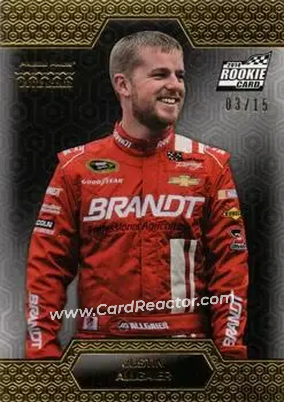 2014 Press Pass Five Star #16 - Justin Allgaier - HScott Motorsports - Front