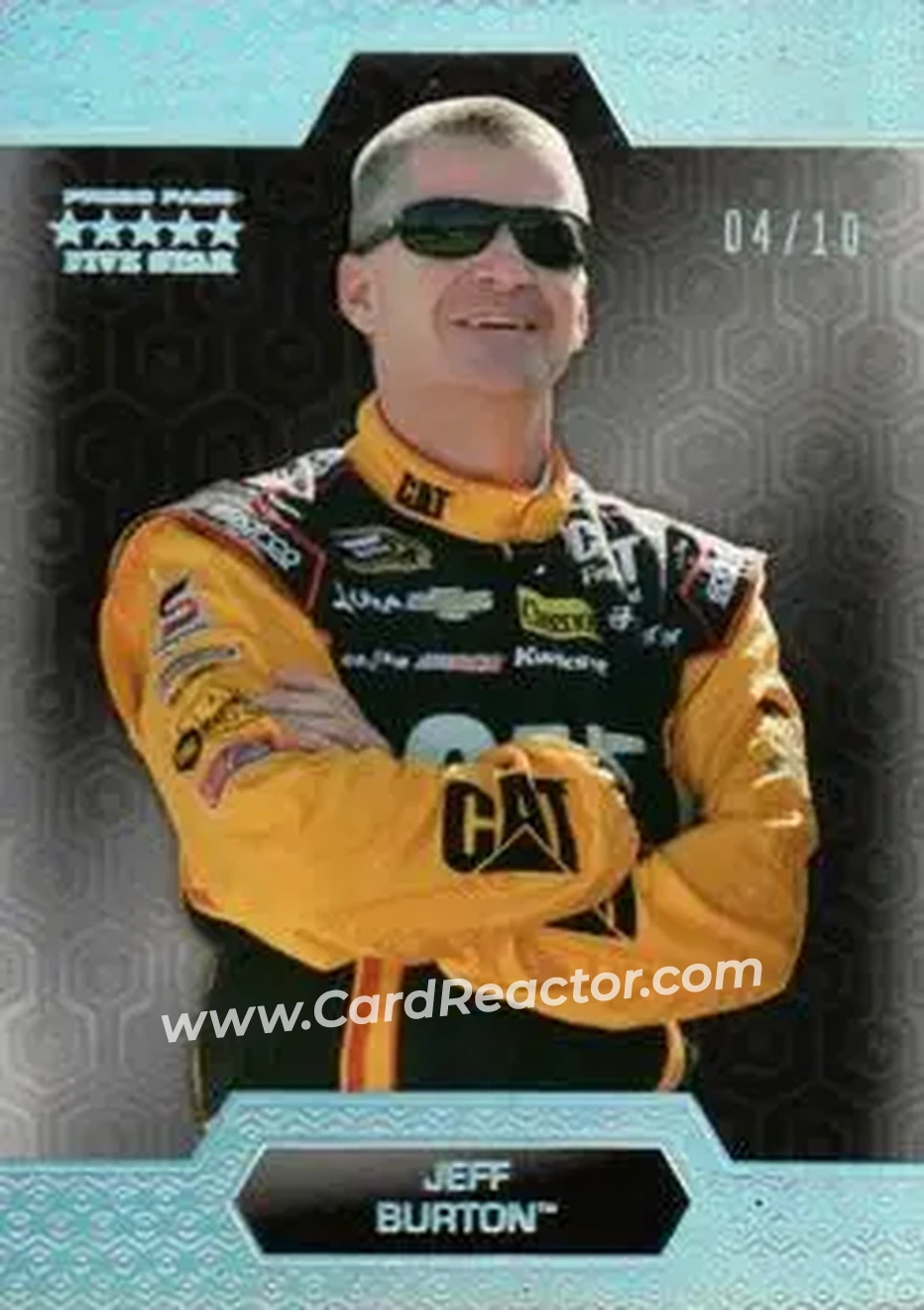 2014 Press Pass Five Star - Holofoil #1 - Jeff Burton - Richard Childress Racing - Front