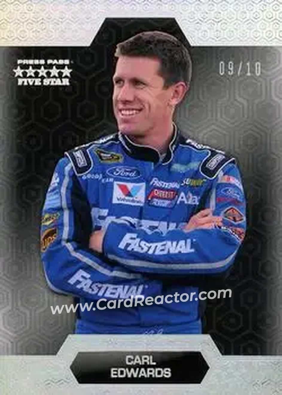2014 Press Pass Five Star - Holofoil #5 - Carl Edwards - Roush Fenway Racing - Front