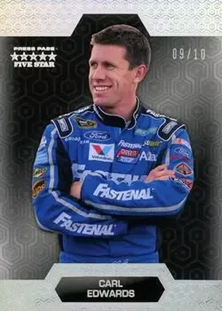 2014 Press Pass Five Star - Holofoil #5 - Carl Edwards - Roush Fenway Racing