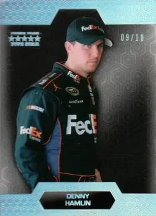 2014 Press Pass Five Star - Holofoil #7 - Denny Hamlin - Joe Gibbs Racing