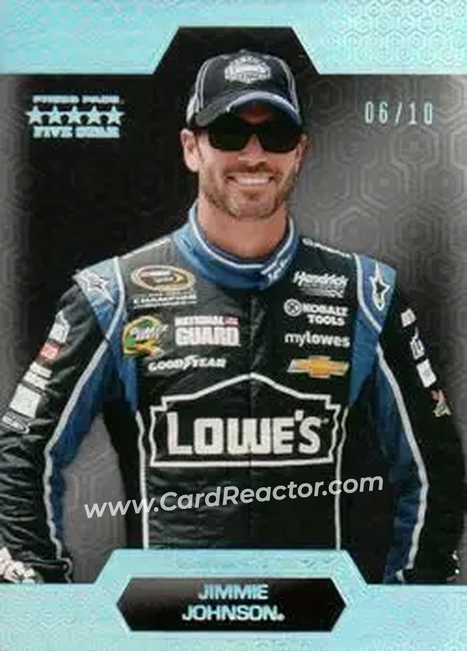 2014 Press Pass Five Star - Holofoil #9 - Jimmie Johnson - Hendrick Motorsports - Front