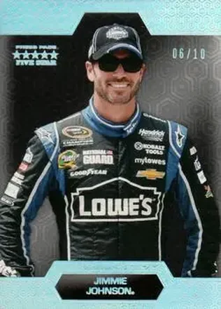 2014 Press Pass Five Star #9 Holofoil Jimmie Johnson