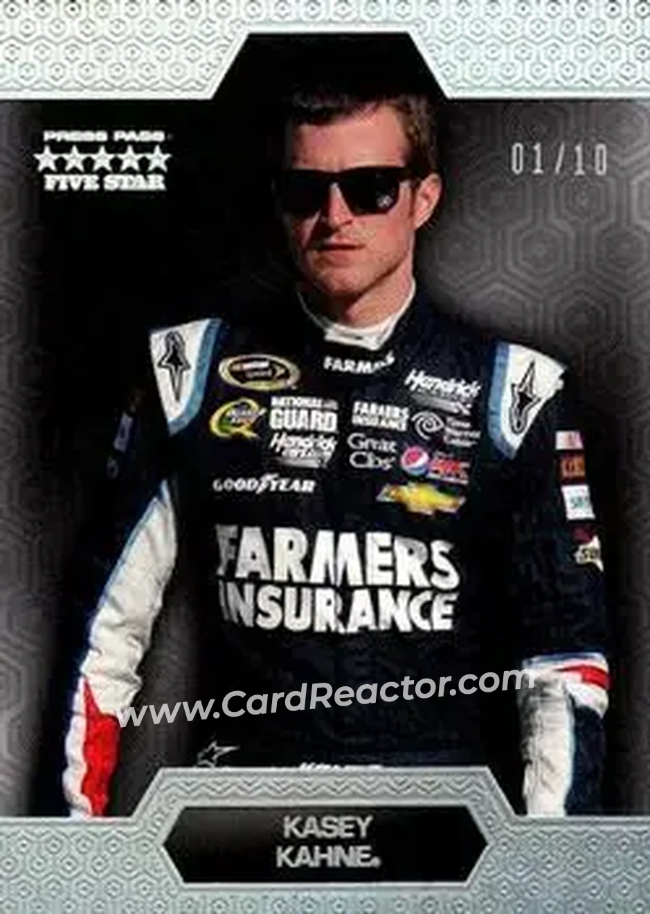 2014 Press Pass Five Star - Holofoil #10 - Kasey Kahne - Hendrick Motorsports - Front