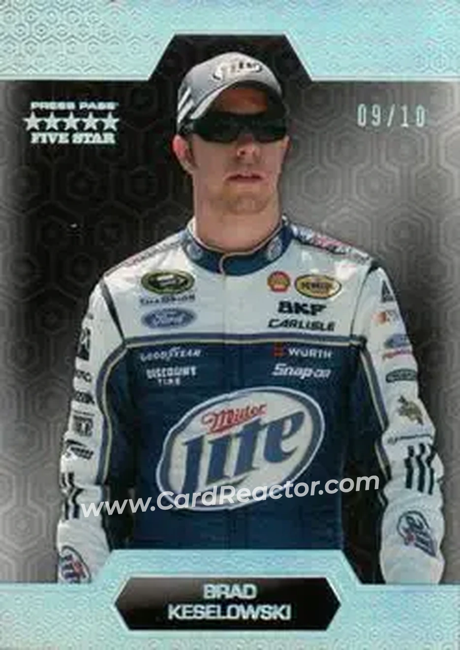 2014 Press Pass Five Star - Holofoil #12 - Brad Keselowski - Team Penske - Front