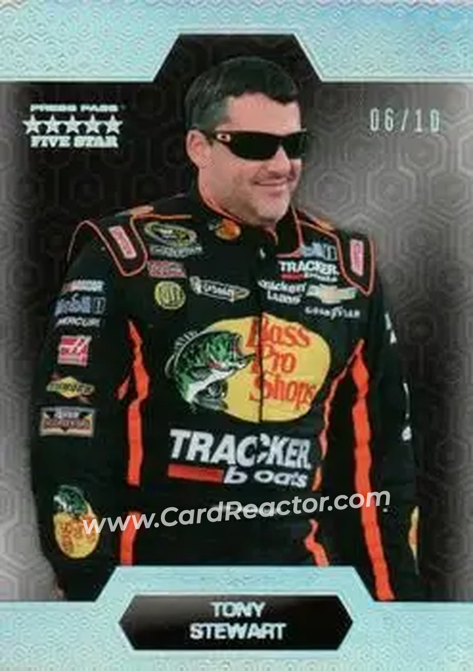 2014 Press Pass Five Star - Holofoil #15 - Tony Stewart - Stewart-Haas Racing - Front