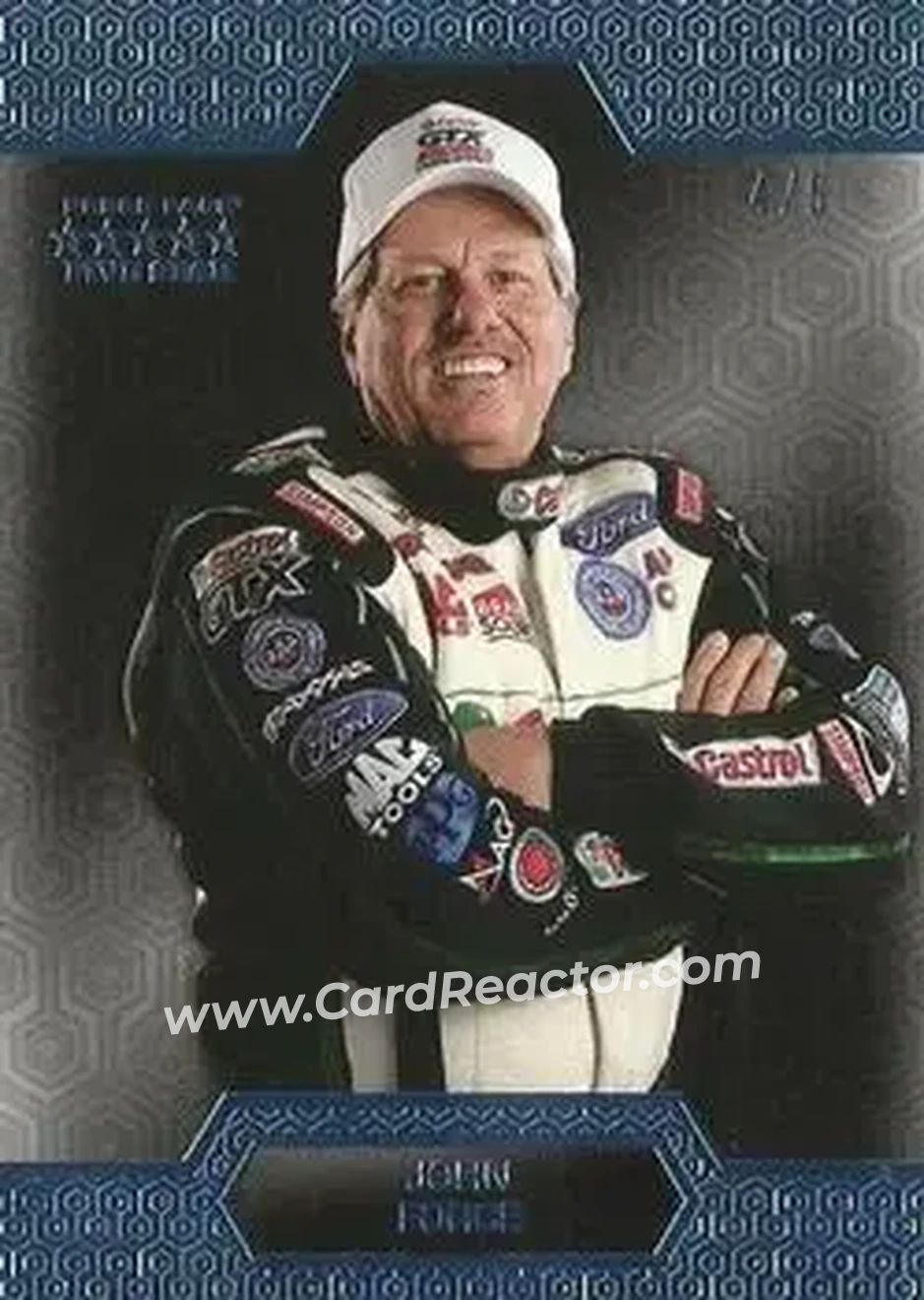 2014 Press Pass Five Star - Blue #21 - John Force - John Force Racing