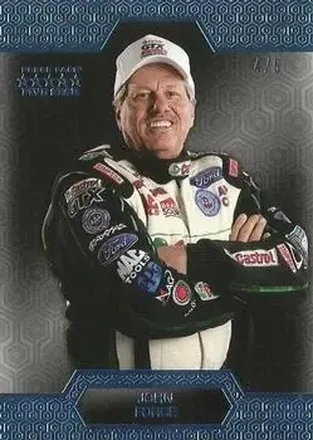 2014 Press Pass Five Star - Blue #21 - John Force - John Force Racing