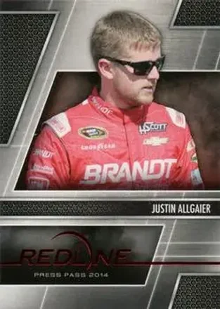 2014 Press Pass Redline #2 Justin Allgaier